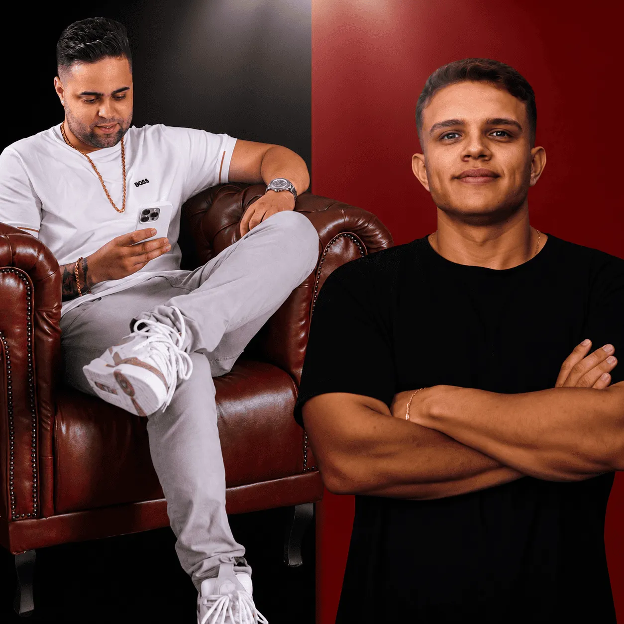 Richard Rodrigues e Keven, fundadores da NextViral